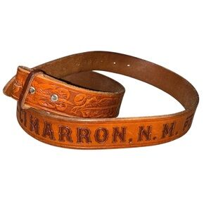 Philmont Scout Ranch 100% Leather Belt